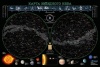Карта Звездного неба/планеты 580х380 мм