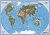 Физическая карта мира 700х100 мм  (бумага/лак)